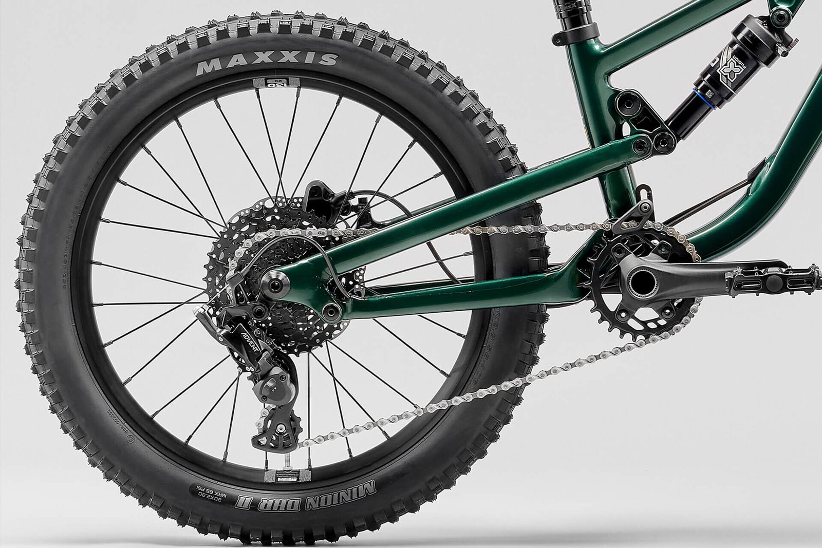 BICI NORCO FLUID FS YOUTH ROD. 20 VERDE - Imagen 3